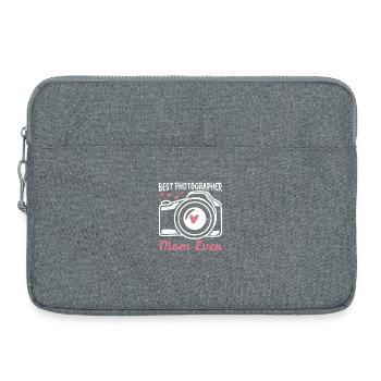 Photographie Maman - Sacoche pour ordinateur portable 15 pouces - gris chiné - Devant