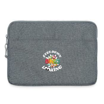 Eyes Down Looking - Bingo Lover Gift Idea - Laptoptasche 15" - Grau meliert - Vorne