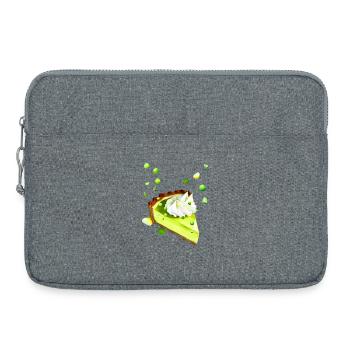 Lime Cake Lemon Lime - Laptop bag 15" - heather grey - Front