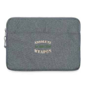 Students Absolute Academic Weapon - Laptop bag 15" - heather grey - Front
