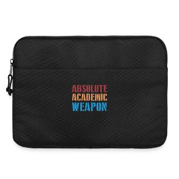 Students Absolute Academic Weapon - Laptop bag 15" - black - Front
