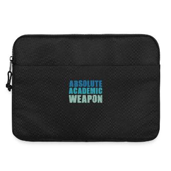 Students Absolute Academic Weapon - Laptop bag 15" - black - Front