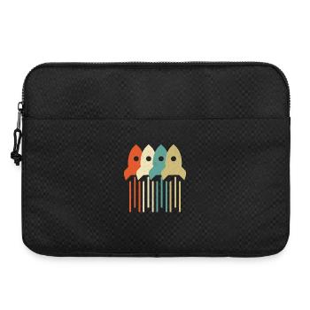 Vintage Raketenwissenschaftler Luft- und Raumfahrttechnik - Laptoptasche 15" - Schwarz - Vorne