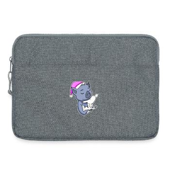 Chauve-souris - Sacoche pour ordinateur portable 15 pouces - gris chiné - Devant
