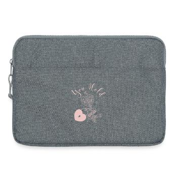 You hold the key to my heart - Valentines T-Shirt - Laptoptasche 15" - Grau meliert - Vorne