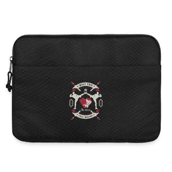 Muay Thai Boxing Kickboxing Art de la boxe thaïlandaise - Sacoche pour ordinateur portable 15 pouces - noir - Devant