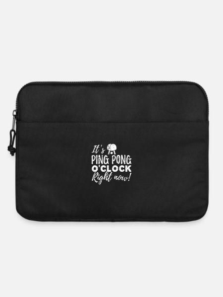 It's Ping Pong o'Clock - Laptoptasche 15" - Schwarz