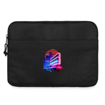 Retro Wave 80s Sports Car Vaporwave - Sacoche pour ordinateur portable 15 pouces - noir - Devant