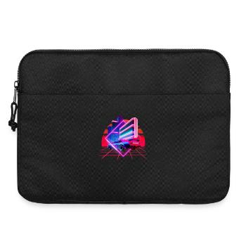 Retro Wave Sports Car 80s Skyline Vaporwave - Sacoche pour ordinateur portable 15 pouces - noir - Devant