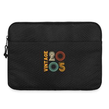 Vintage 2005 Retro Cooles Jubiläumsgeschenk - Laptoptasche 15" - Schwarz - Vorne