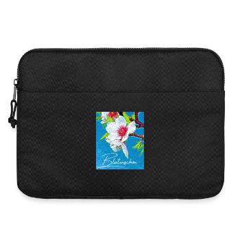 Blütenschön - Wortschätze - vergessene Wörter - Laptoptasche 15" - Schwarz - Vorne