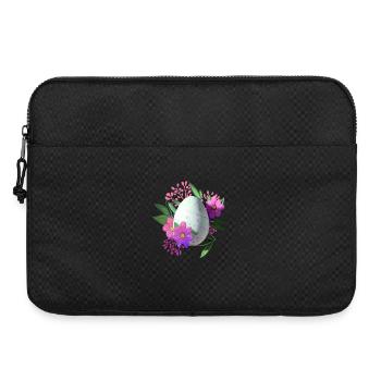 Fleurs Easter Egg Floral - Sacoche pour ordinateur portable 15 pouces - noir - Devant