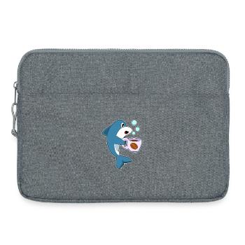 Tasse à café Delfin - Sacoche pour ordinateur portable 15 pouces - gris chiné - Devant