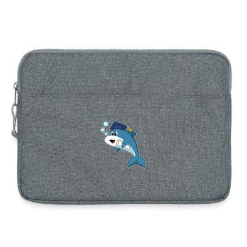 Université du diplôme étudiant de Delfin - Sacoche pour ordinateur portable 15 pouces - gris chiné - Devant