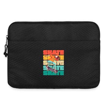 Skateboarding Cool Skater Girl Bunt - Laptoptasche 15" - Schwarz - Vorne