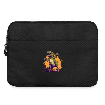 Skateboarding Cooler Skateboarder T Rex Dinosaurier - Laptoptasche 15" - Schwarz - Vorne