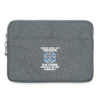 Nordsee - Laptoptasche 15" - Grau meliert - Vorne