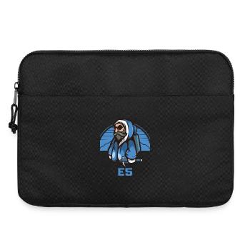 Alpenüberquerung E5 Alpenüberquerer - Laptoptasche 15" - Schwarz - Vorne