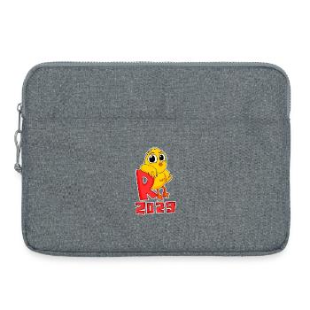 Renteneintritt 2029 Rentner Ruhestand Rente - Laptoptasche 15" - Grau meliert - Vorne