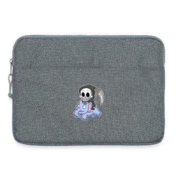 Grim Reaper Elephant - Laptop bag 15" - heather grey - Front