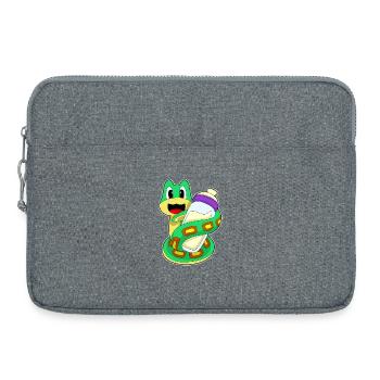 Lait de bébé Snake - Sacoche pour ordinateur portable 15 pouces - gris chiné - Devant