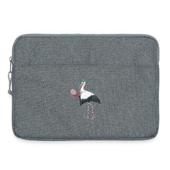 Storch Tennis Tennisschläger - Laptoptasche 15" - Grau meliert - Vorne