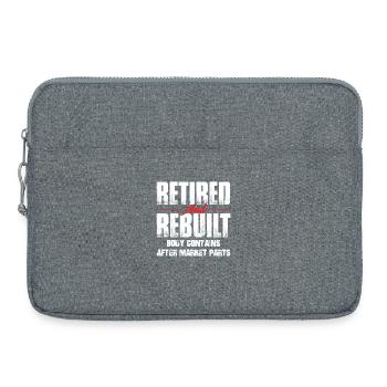 Récupération d’une chirurgie de remplacement de la hanche reconstruite à la retraite - Sacoche pour ordinateur portable 15 pouces - gris chiné - Devant