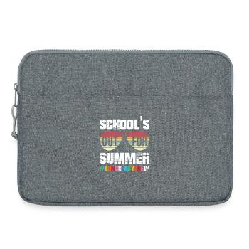 Schools Out For Summer Lunch Lady Crew Vibes - Laptoptasche 15" - Grau meliert - Vorne