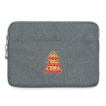 Pizza Baum - Sacoche pour ordinateur portable 15 pouces - gris chiné - Devant