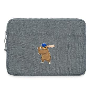Battes de baseball paresseuses - Sacoche pour ordinateur portable 15 pouces - gris chiné - Devant