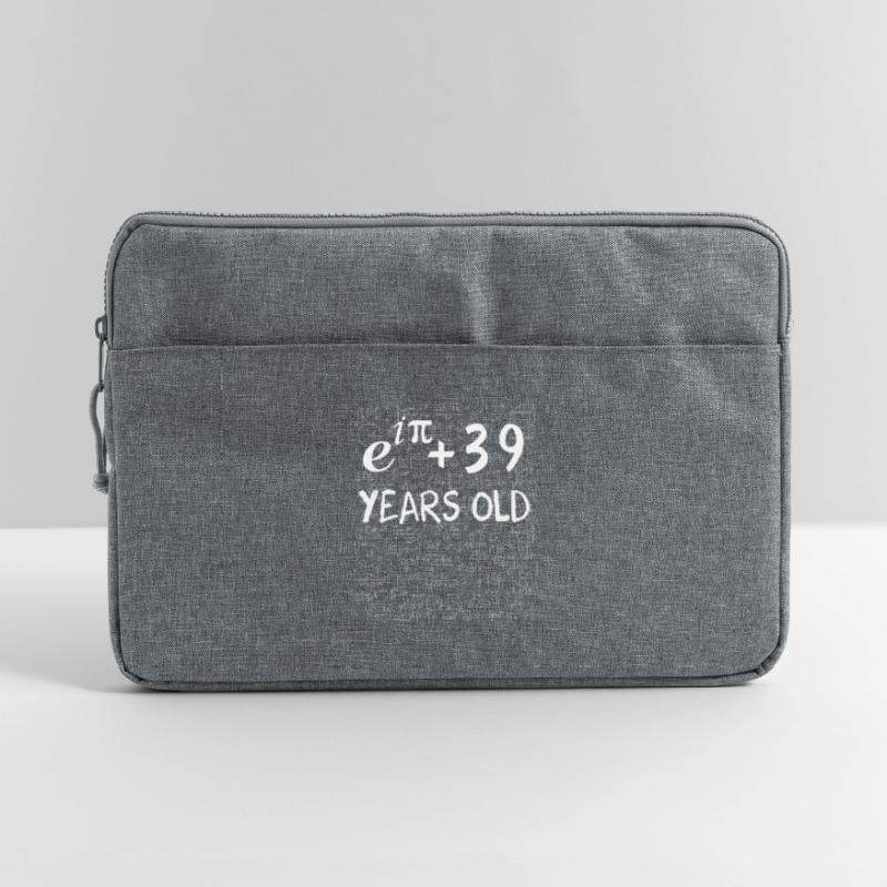 38th birthday 38 years old Euler Identity math Laptop bag 15"
