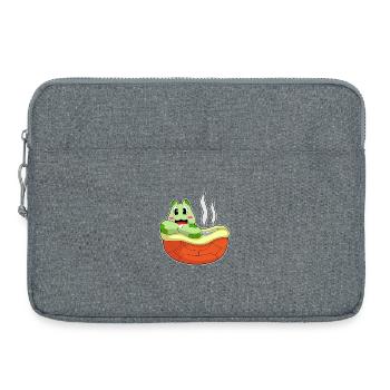 Turtle Bathing Bathtub - Laptop bag 15" - heather grey - Front