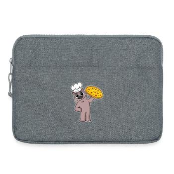 Pizza Chef Pizza Chef Bear Italie - Sacoche pour ordinateur portable 15 pouces - gris chiné - Devant