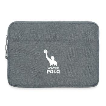 Wasserball Silhouette Water Polo Sports - Sacoche pour ordinateur portable 15 pouces - gris chiné - Devant