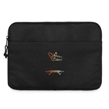 Lustiger Trampolin Junge - Laptoptasche 15" - Schwarz - Vorne