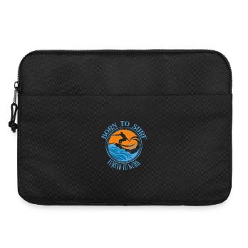 Born to surf forced to work - Surfing Lover Tee - Laptoptasche 15" - Schwarz - Vorne