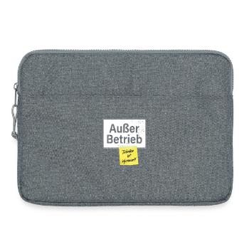 Außer Betrieb Techniker Informiert Faultier Büro - Laptoptasche 15" - Grau meliert - Vorne