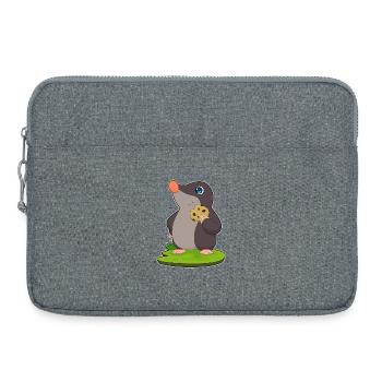 Maulwurf Cookie - Laptoptasche 15" - Grau meliert - Vorne