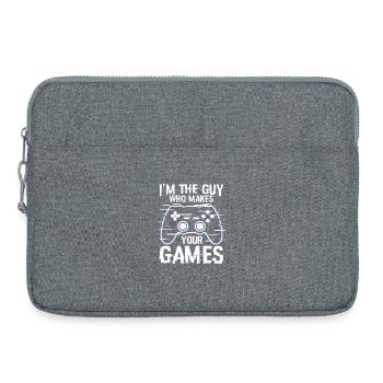 Typ der Spiele entwickelt - Laptoptasche 15" - Grau meliert - Vorne