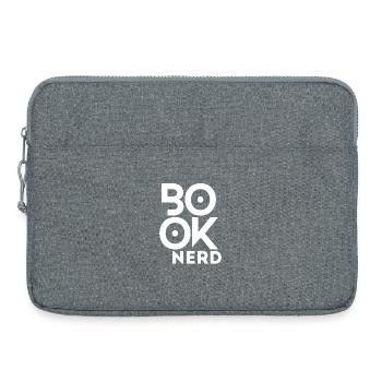 Livre de lecture drôle Nerd - Sacoche pour ordinateur portable 15 pouces - gris chiné - Devant