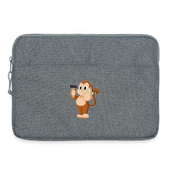 Monkey Craftsman Hammer Craft - Laptop bag 15" - heather grey - Front