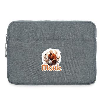 Du spielst einen Mönch im Rollenspiel? Perfekt - Laptoptasche 15" - Grau meliert - Vorne