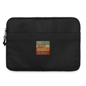 Eat Sleep Chess Repeat - Laptoptasche 15" - Schwarz - Vorne