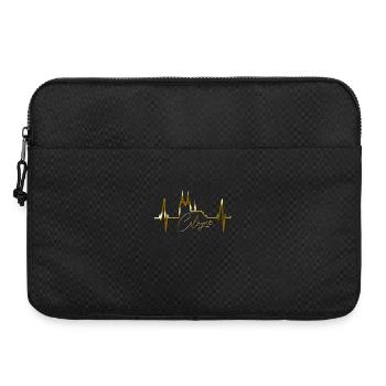 Cologne Skyline Heartbeat Heart Kölsch Love Cologne - Sacoche pour ordinateur portable 15 pouces - noir - Devant