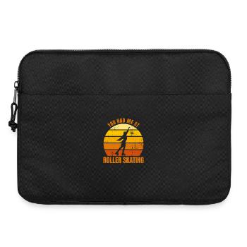 Roller skating - Laptop bag 15" - black - Front
