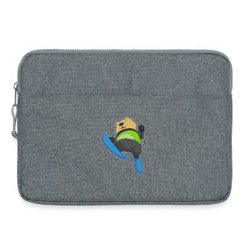 Cat Ski Jumper Ski Winter Sports - Laptop bag 15" - heather grey - Front