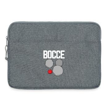 Bocce Spruch Bocce Ball mit Jack Bocci Game Bocce - Laptoptasche 15" - Grau meliert - Vorne