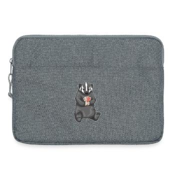 Cartes de poker Badger - Sacoche pour ordinateur portable 15 pouces - gris chiné - Devant