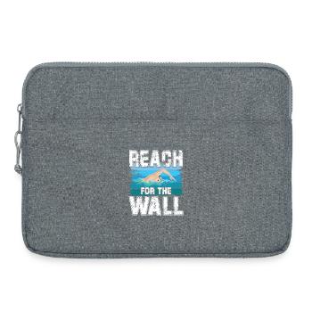 Reach for the wall - Laptoptasche 15" - Grau meliert - Vorne