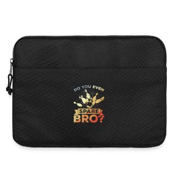 Bowler Spruch - Laptoptasche 15" - Schwarz - Vorne